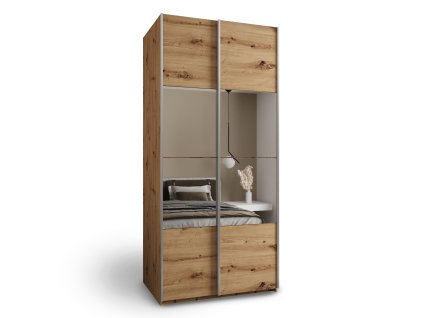 Šatníková skriňa Luxeon 4 v dub artisan dekore