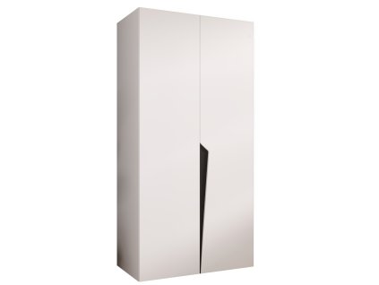 Biela šatníková skriňa Pianos 1