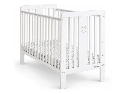 Biela detská postieľka 60x120 Foxy Cot