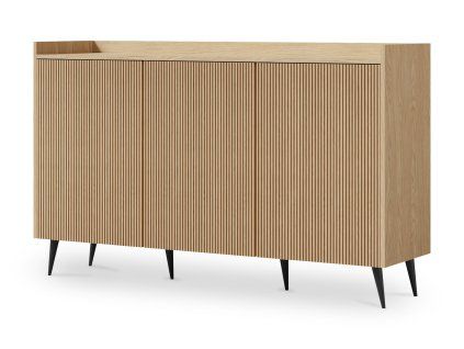 elegantná komoda s lištami Ademo