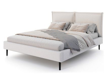 Biela jednolôžková postel 120x200 Avena