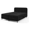 Elegantná manželská posteľ 180x200 Fubu v čiernej farbe