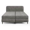 Boxspring posteľ v tmavosivom prevedení