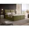 Čalúnená boxspring posteľ Seleno 180x200 - zelená