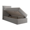 Boxspring posteľ s úložným priestorom Seleno - sivá