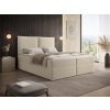 Čalúnená boxspring posteľ Seleno 140x200 - smotanová