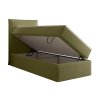 Boxspring posteľ s úložným priestorom Sereno - zelená