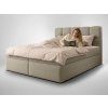 Čalúnená boxspring posteľ Massimo 120x200 - béžová