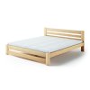 Borovicová posteľ 200x200 Alioth II