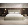 béžové luxusné postele 200x200 Mollia