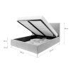Rozmery postele Navaro 140x200