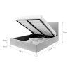 Rozmery postele Navaro 180x200