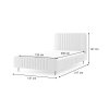 béžové čalúnené postele 120x200 Aurena