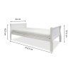 Rozmer postele Noble Adult Bed