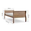 Rozmer postele Noble Adult Bed
