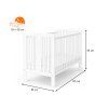 Rozmery detskej postieľky Fairy Cot