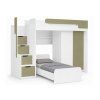 drevená jednolôžková posteľ 90x200 Dorin