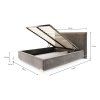 Rozmery postele Perfetto 160x200