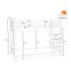 Rozmery postele Zymon 80x180