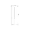 skrine biele 71x44x38 cm Julai