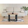 Krémová pohovka Grandia rozkladateľná