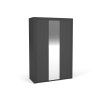 Šatníková skriňa Mossa 02 - čierna